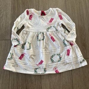 Burts Bees Baby holiday winter dress size 12 months